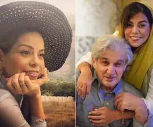 استایل هاوایی طورِ "مهدی هاشمی" با زن دومش؛ سن اصلا عددی نیس دلِ آقا حساااابی جوونه!