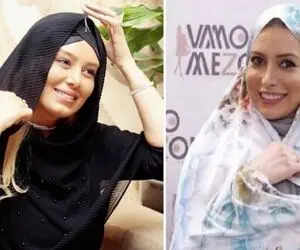 "فریبا نادری" انقدر رفت سالن تا خودشو کُپ سحر قریشی کرد؛ خانمی حاشیه دوست شدیا!