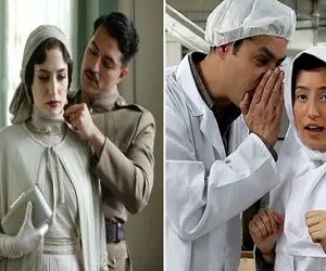 قبل و بعد نگار جواهریان با تیپی که یهو با ابروهای دبیرستانی ژورنالی شد؛ خانم کنار شوهرش