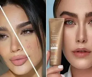 بهترین ضد آفتاب ها برا پوست چرب و جوش دار / دیگه کرم پودرم نخر همین کارتو راه میندازه