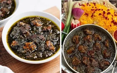 طرز تهیه خورش آلو اسفناج به روش اصیل / طعم عالی این غذای خوشمزه رو امتحان کن