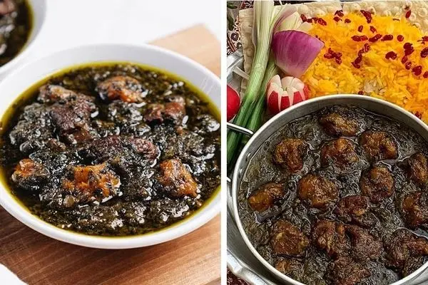 طرز تهیه خورش آلو اسفناج به روش اصیل / طعم عالی این غذای خوشمزه رو امتحان کن