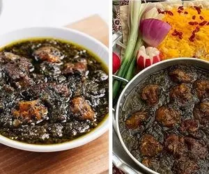 طرز تهیه خورش آلو اسفناج به روش اصیل / طعم عالی این غذای خوشمزه رو امتحان کن