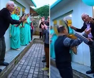 آواز ماندگار؛ ببینید صادق بوقی با اجرای آو آو آو چه عشقی میده معلول های آسایشگاه