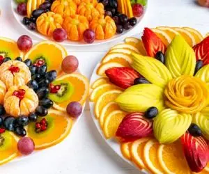 میوه آرایی یلدا؛ برش پرتقال به سبک هتل های 5 ستاره