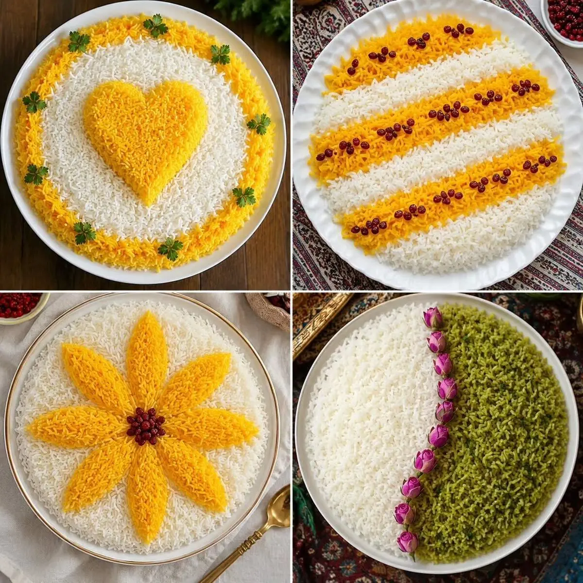 تزیین برنج