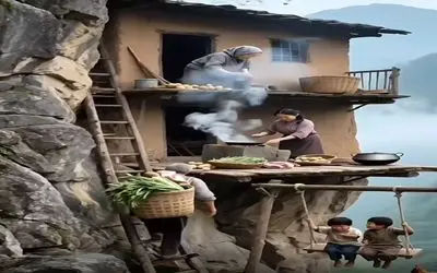 معماری خلاقانه؛ زن و شوهر با پاداش بازنشستگیشون خونه 2 طبقه کوهی ساختن طعم زندگی اینه