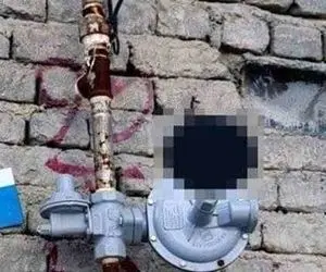 ماجرای هولناک سر یک انسان روی علمک گاز!