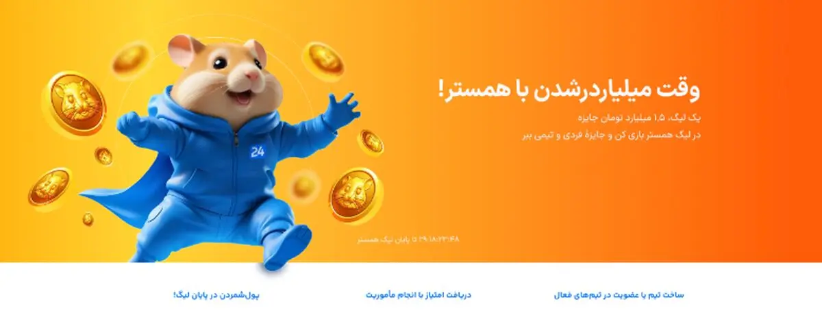 لیگ همستر در صرافی بیت 24 - تصویر 3