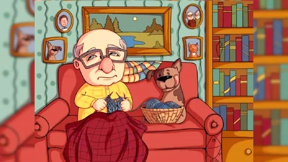 تست-بینایی-یافتن-پروانه-در-اتاق