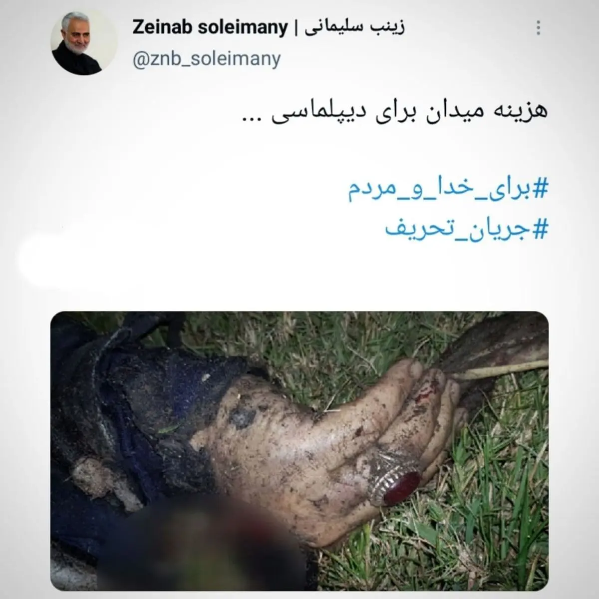 واکنش++فرزند+شهید+حاج+قاسم+سلیمانی+به+ادعاهای+ظریف+