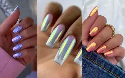 رنگ لاک های کروم جذاب و شیک و پیک 2025؛ فانتزی و کیوت مناسب خانومای اهل مد