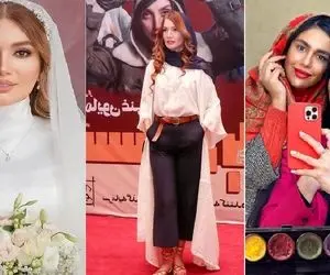 "متین ستوده" تو دو مدل لباس عروس که زمین تا آسمون فرقشونه؛ خانوم شده قرص ماه!