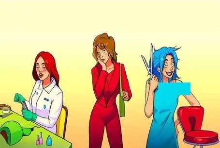 تست هوش تصویری | کدام ناخن کار در سالن زنان فیک است؟
