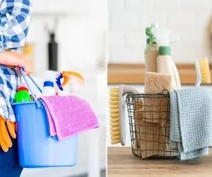 ترفند تمیز کردن خونه در 10 دقیقه / وقتی که مهمون بلا سر زده میاد اینجوری ماستمالی کن