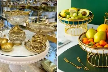 ظرف میوه خوری هایی که تو 1405 لاکچری و مدن؛ خوشگلی تضمین شده میز پذیرایی و دیزاین