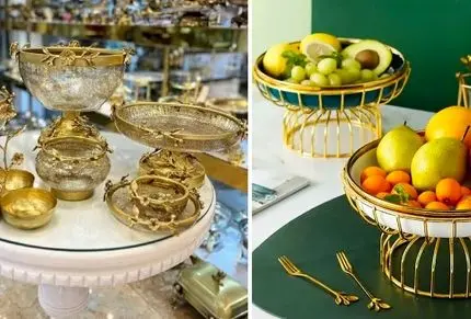 ظرف میوه خوری هایی که تو 1405 لاکچری و مدن؛ خوشگلی تضمین شده میز پذیرایی و دیزاین