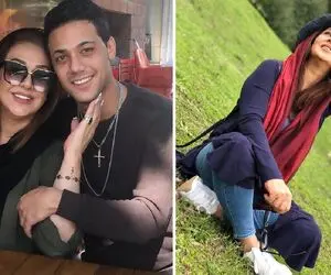 "نسرین مقانلو" با این سن و سال چه تیپ جذابی زده؛ کتونی سفید و جین کوتاه!