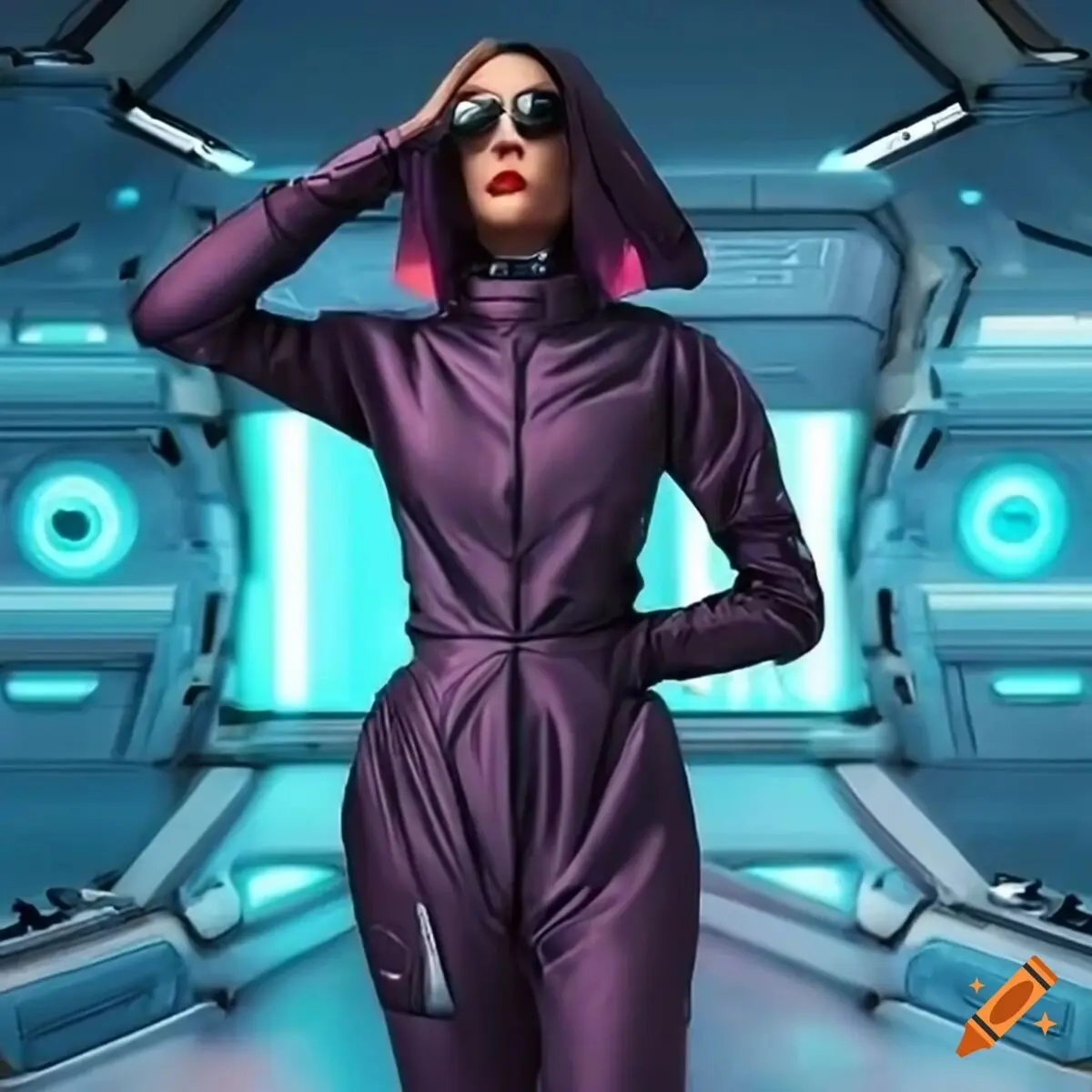 craiyon_103046_Fashionable_Passenger_on_futuristic_spaceship__jumpsuit