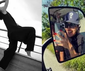 استایل بی‌آبروی ریحانه پارسا وسط چاله میدون ؛ این عکسا رو ببین آخه!!