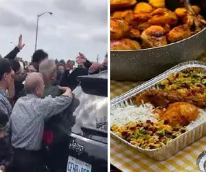ایرانیا سر یه ظرف غذا تو تورنتو  از رو هم رد شدن؛ این چه رفتاریه آخه!!!