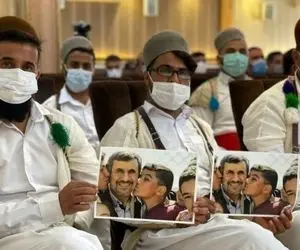 (عکس) تجمع هواداران احمدی‌نژاد در نارمک 