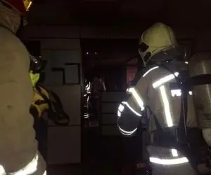 مهار آتش‌سوزی بیمارستان بقیه الله تهران