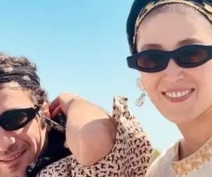 تصویری از سفره عقد نوید محمدزاده و فرشته حسینی!