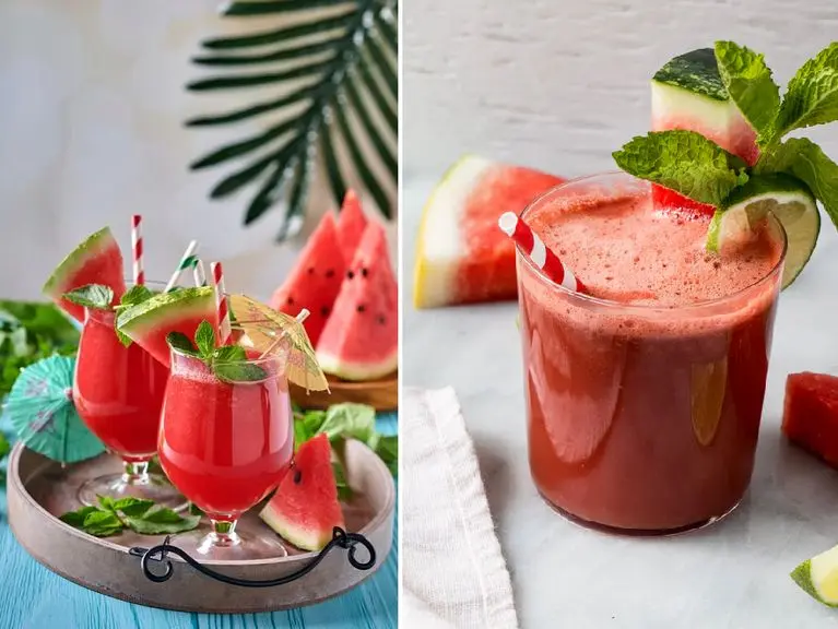 جرعه ای خنکی؛ طرز تهیه اسموتی هندوانه خوشمزه تر از کافی شاپی ها