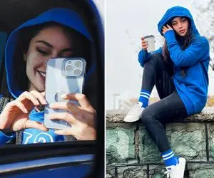 "ترلان خانوم هودی باز" اینبار اسپرت رفت تو خیابون؛ فهمیدیم پولداری!