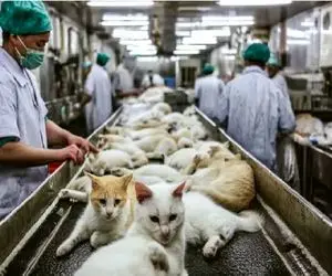 فرآوری گربه؛ چگونه پرورش گربه روستاهای چین به درآمد هزاران دلاری رساند