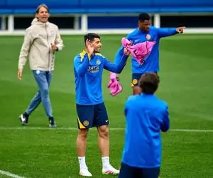 ترکیب اینتر برابر بارسلونا؛ مهدی طارمی روی لبه