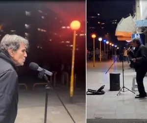 آواز خیابانی؛ آقاهه با خوندن تا که یک روز تو رسیدی مردم رو تو اکباتان چه به وجد آورد