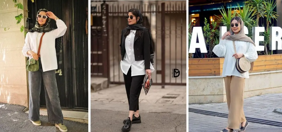 شلوار بگی با شومیز