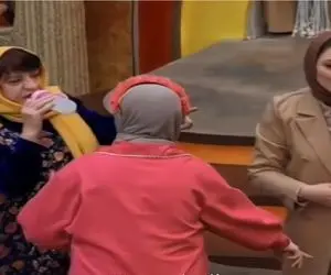 سکانس خندان؛ فحش خانم بازیگر در‌ نقش بچه مدرسه ای زیر آب‌ زن همه رو پُکوند