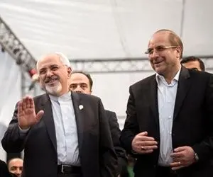 (عکس) ظریف حملات قالیباف را به پزشکیان حواله داد