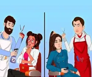 بازی فکری؛ کدام یک از آرایشگر ها جنایتکار است؟