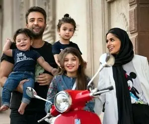 (عکس) همراهی همسرِ بنیامین با تجمع ضد واکسن