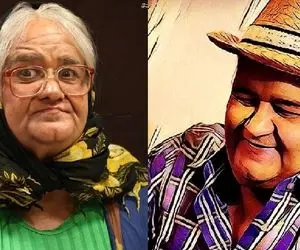 عکس جالب اکبر عبدی و دختر و نوه اش!