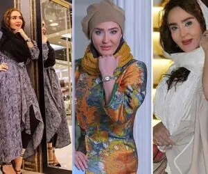 زهره فکور با "کفش پاشنه بلند" چه نازیم داره جلو همه؛ چاک لباسش تا کجا رفته بالا!
