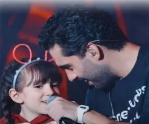 آواز احساسی؛ حامیم پرنسس کوچولو آورد رو استیج و باهم آهنگ قلب منی میخونن فقط بوسه کلش