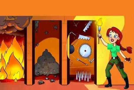 بازی فکری؛ اگه با هوشت همه رو کشون کشون بردی بگو دختر جسور از کدوم در بره زنده میمونه