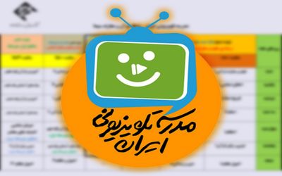 جدول پخش برنامه‌های مدرسه تلویزیونی از شبکه آموزش چهارشنبه ۷ مهر ۱۴۰۰