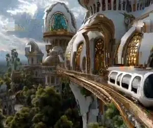 معماری خلاقانه / شهر علاء الدین که در دنیای رباتیک ساخته شده و خونه هاش تو هوا معلقن