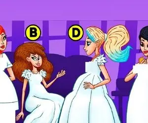 بازی فکری؛ اگه میخوای قاطی باقالیا شی بگو کدومشون عروس نیست و لباس بارداری پوشیده