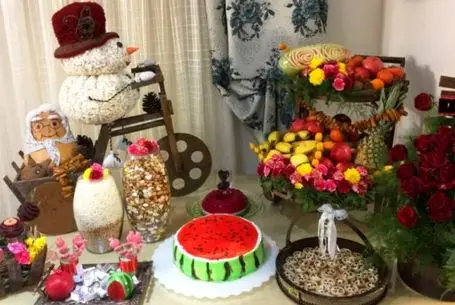 ایده های خلاقانه؛ تزئین پشمک و پف فیل یلدایی