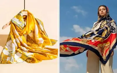 روسری های مجلسی شیک و پیک مد؛ مناسب پوشیدن تو مراسم های بزرگان و از ما بهترون