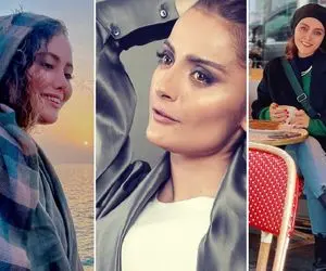 تیپ لب استخری و باز دختران "جزیره" تو پشت صحنه؛ بازیگرا خیلی راحت نشدن؟!