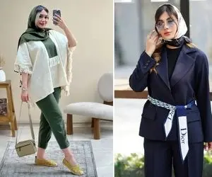 ایده های مانتو شلوار کرپ مازراتی؛ قیمت، لینک خرید و مدل های متنوع مانتو کتی کمردار مد