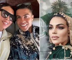 جورجینا رونالدو با کیلو کیلو جواهر شد ملکه بلاد سعودیا ؛ چه بد قاطی دعوا شد!